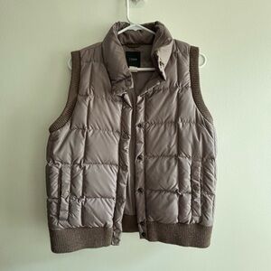 J.Crew Brown Puffer Vest